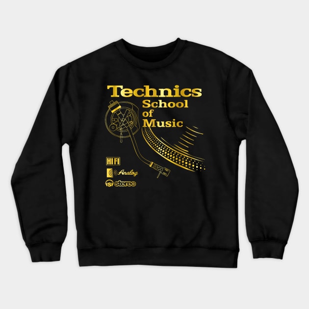 dj shirt Crewneck Sweatshirt by retroracing